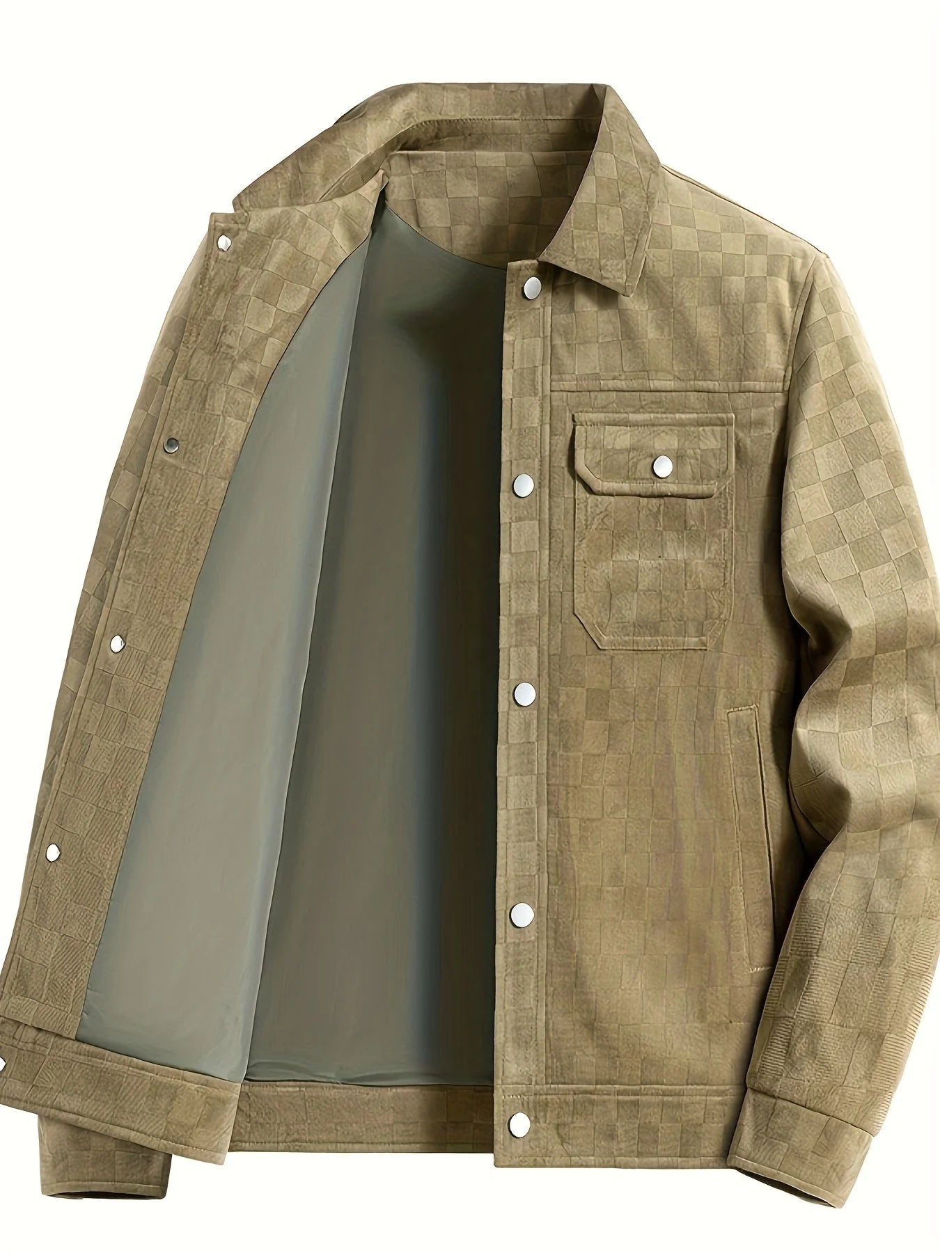 Chaqueta de cuadros atemporal