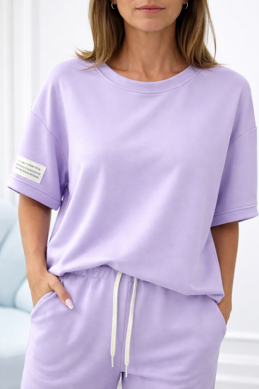 Romma | Conjunto primaveral con top liso y pantalón