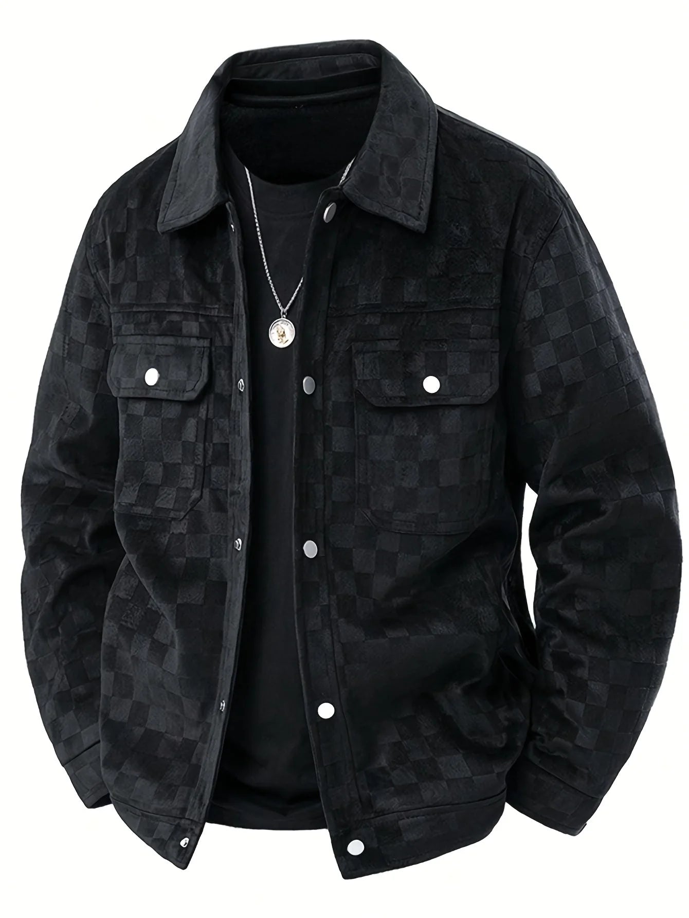 Chaqueta de cuadros atemporal