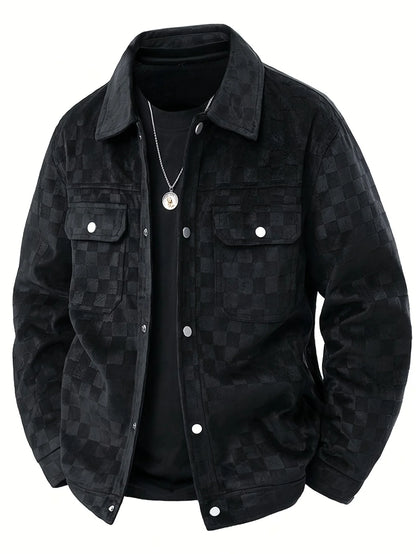 Chaqueta de cuadros atemporal