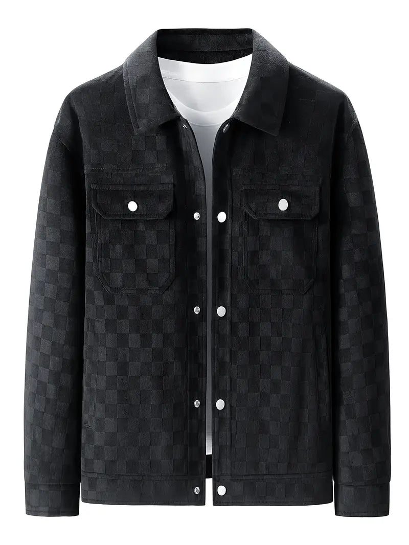 Chaqueta de cuadros atemporal