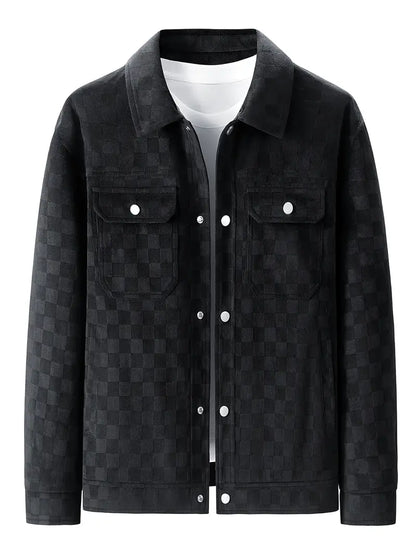 Chaqueta de cuadros atemporal