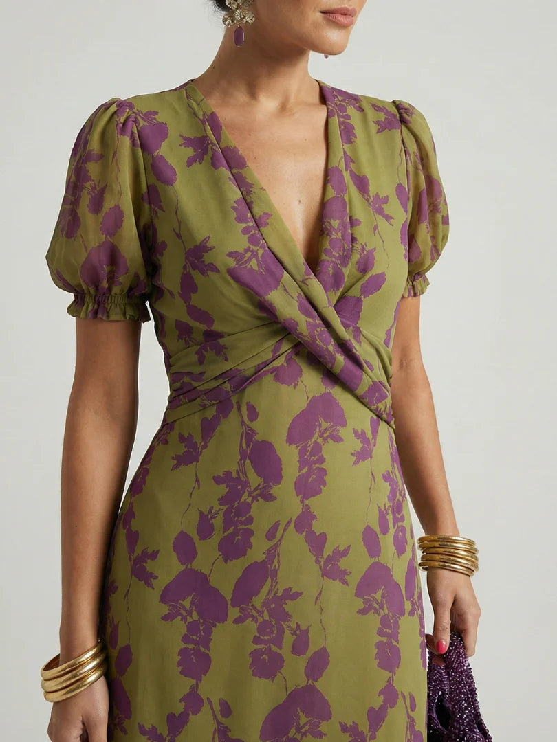 Vanesa | Vestido midi Floral holgado