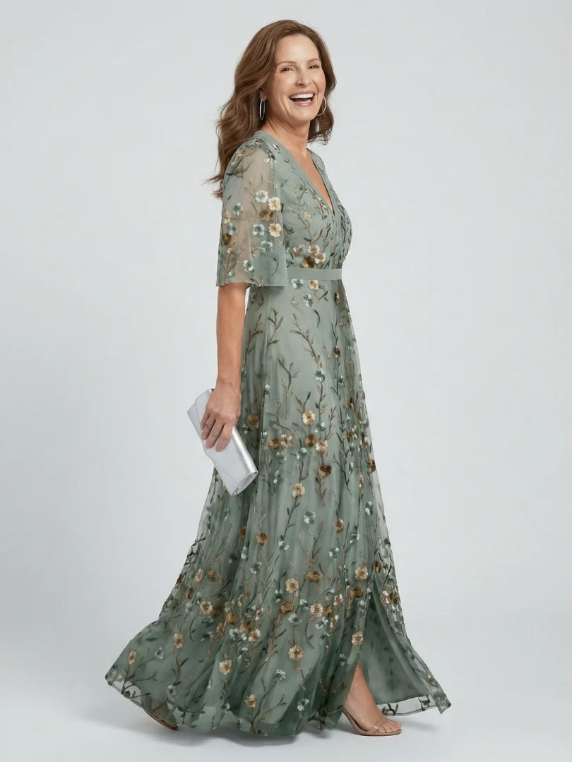 Marina | Vestido midi floral holgado