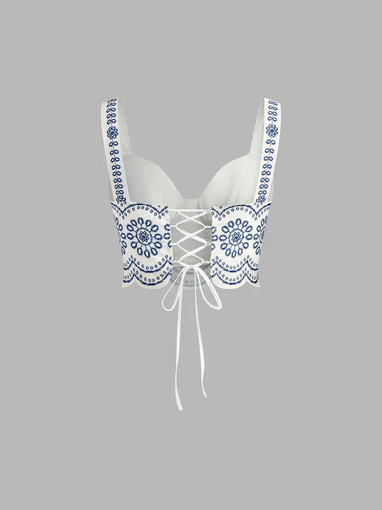 Conjunto Capri Azul Mediterráneo