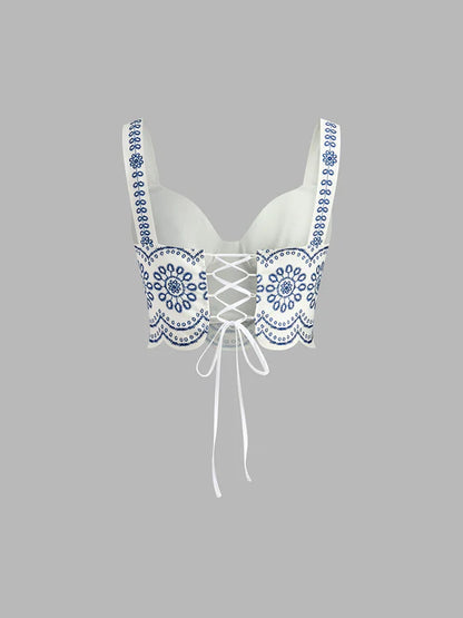 Conjunto Capri Azul Mediterráneo