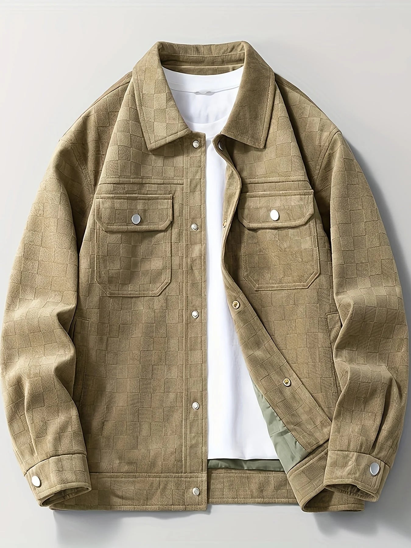 Chaqueta de cuadros atemporal