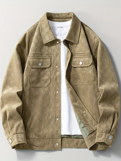 Chaqueta de cuadros atemporal