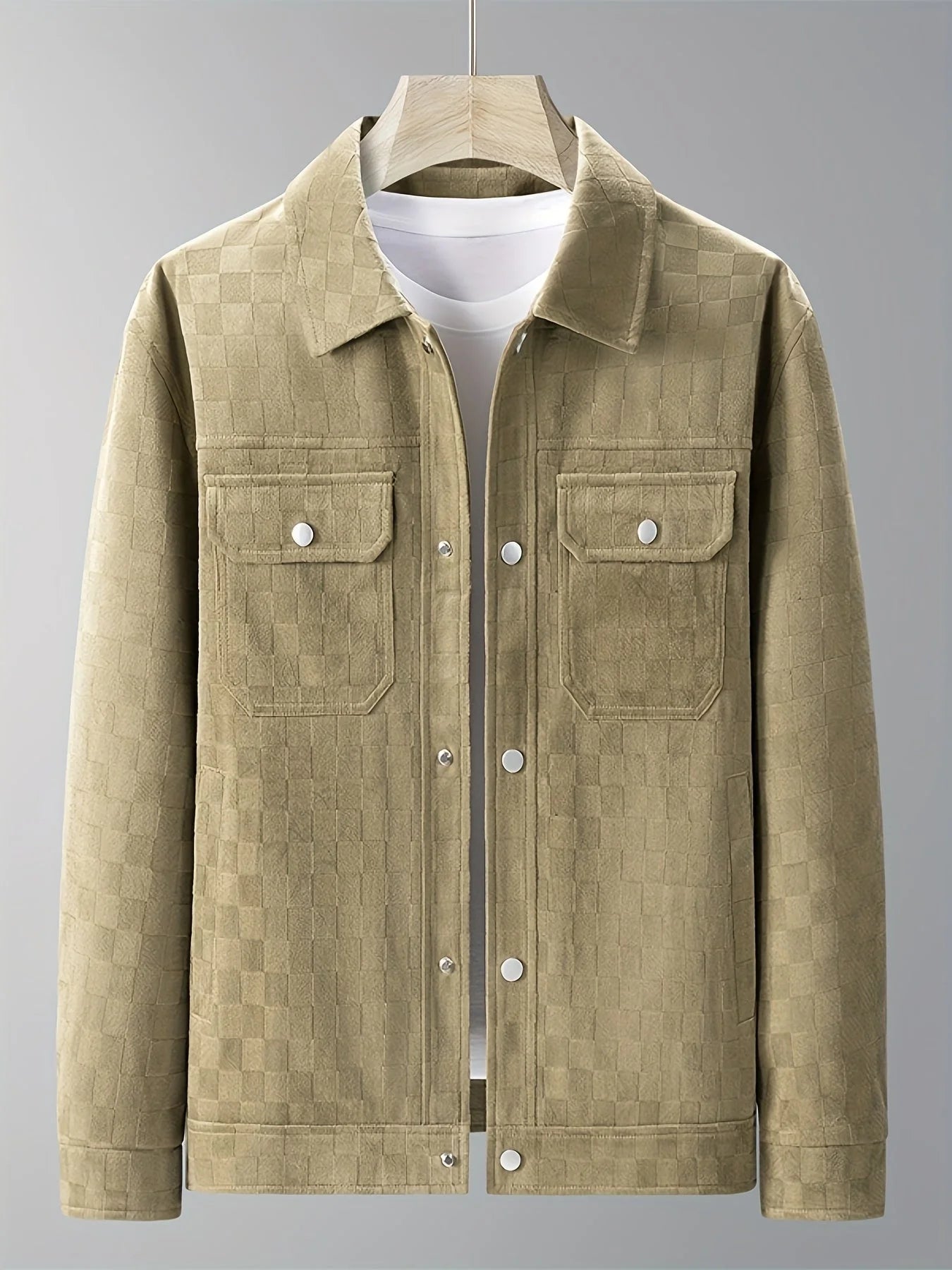 Chaqueta de cuadros atemporal