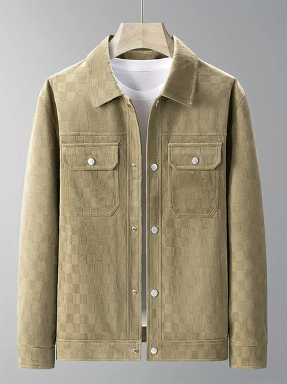 Chaqueta de cuadros atemporal