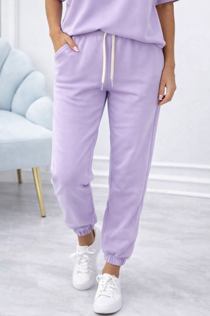 Romma | Conjunto primaveral con top liso y pantalón
