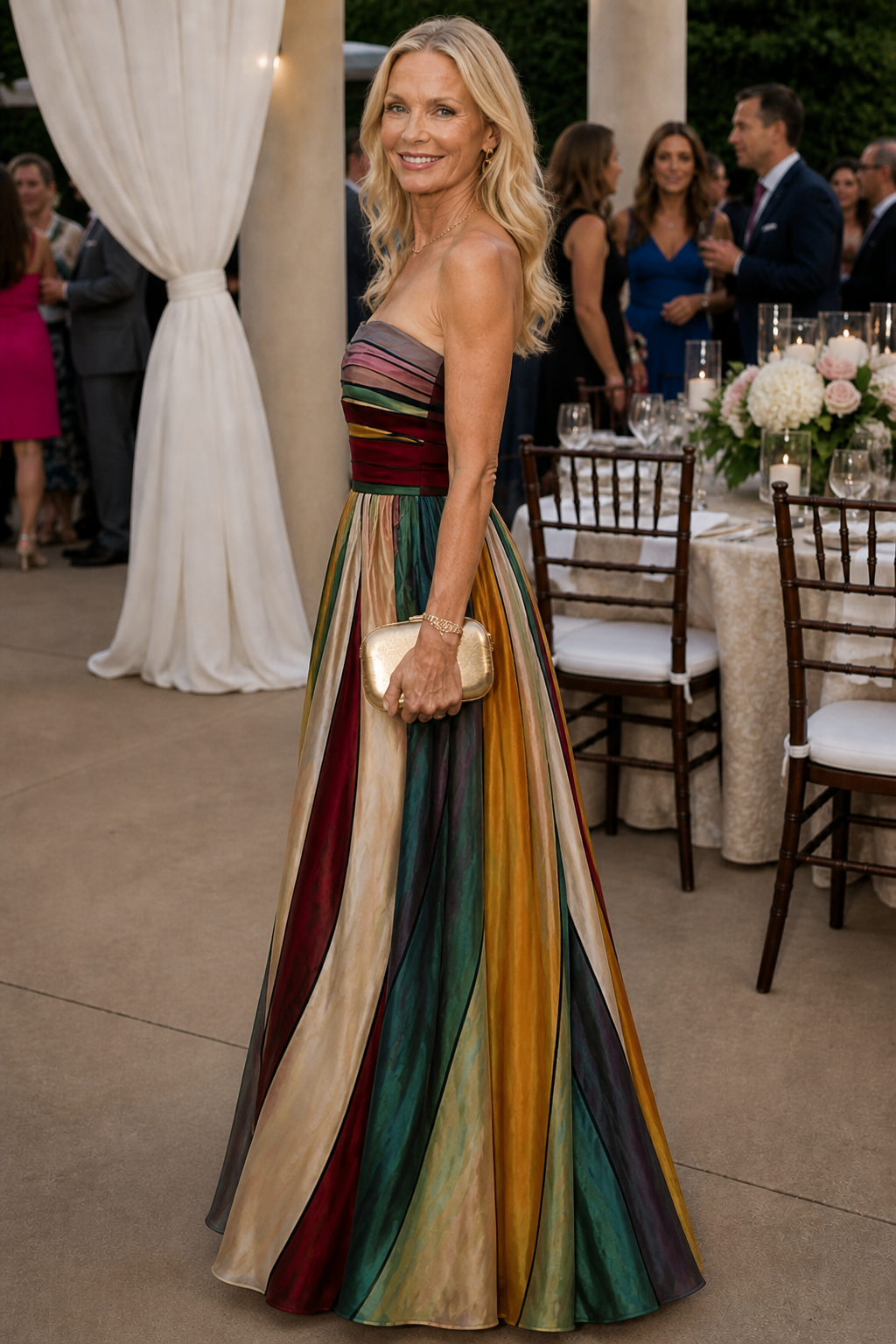 Alba | Vestido palabra de honor de corte A sin esfuerzo