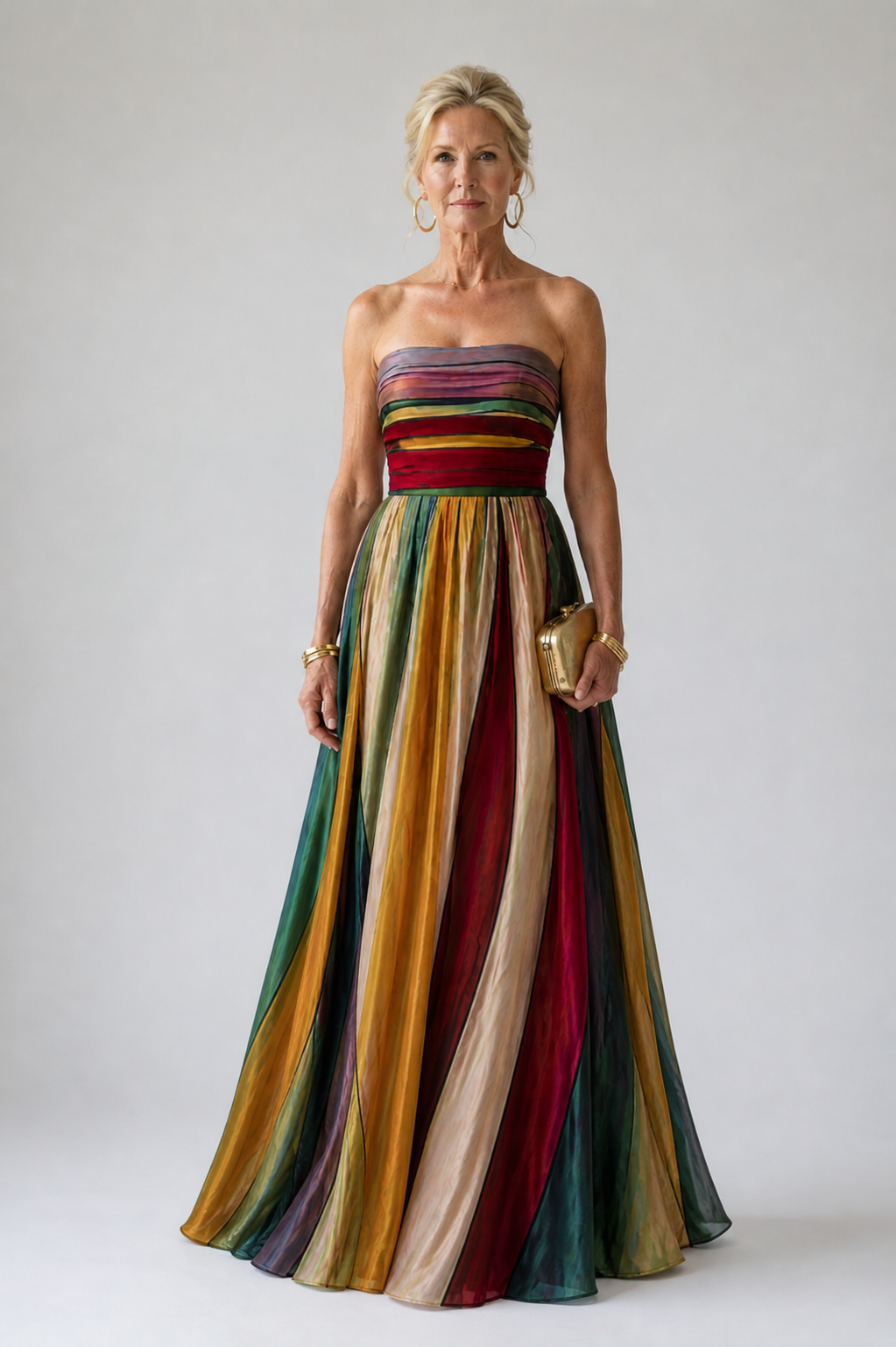 Alba | Vestido palabra de honor de corte A sin esfuerzo