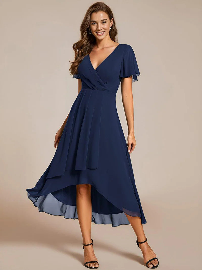 Primaveral | Vestido en V formal · casual