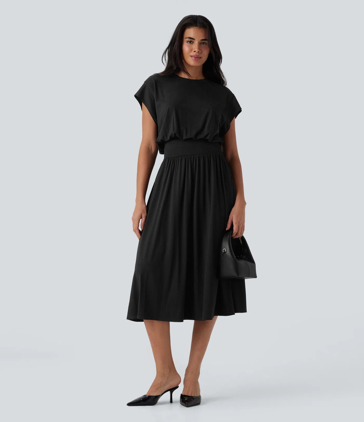 Estela | Vestido con Cintura Definida y Bolsillos