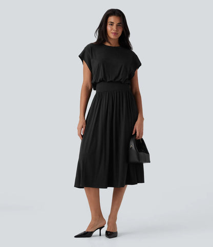 Estela | Vestido con Cintura Definida y Bolsillos