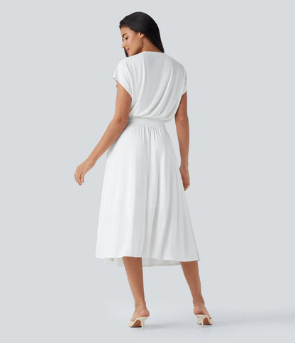 Estela | Vestido con Cintura Definida y Bolsillos