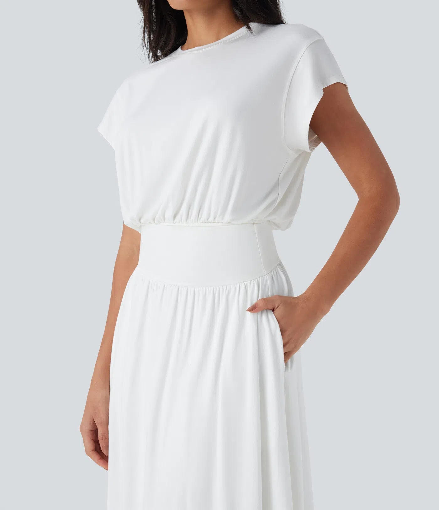 Estela | Vestido con Cintura Definida y Bolsillos