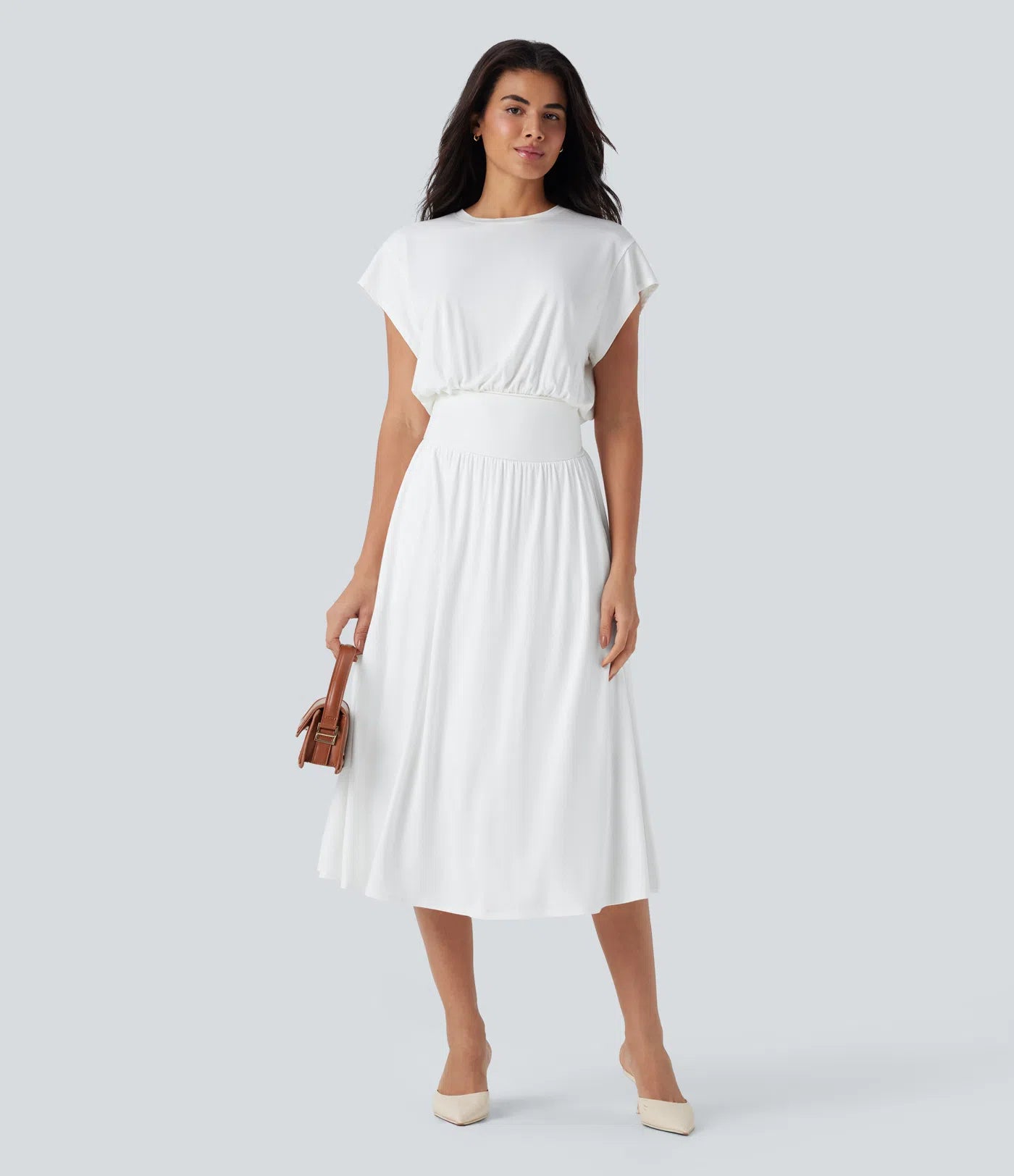 Estela | Vestido con Cintura Definida y Bolsillos