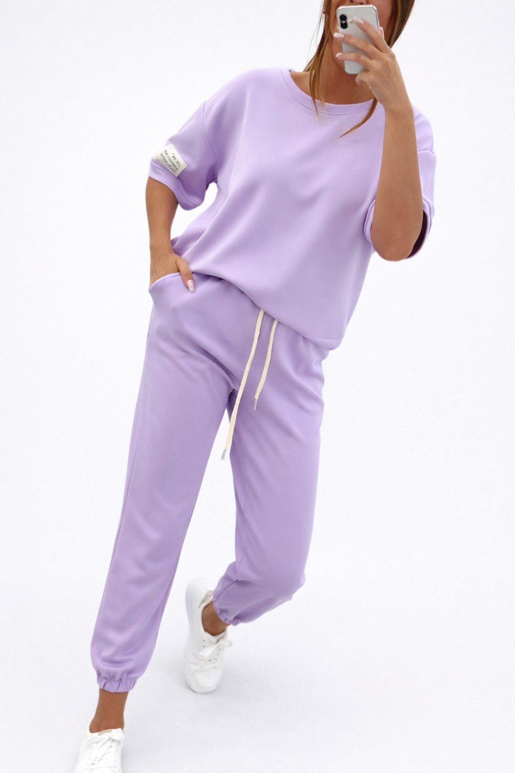 Romma | Conjunto primaveral con top liso y pantalón