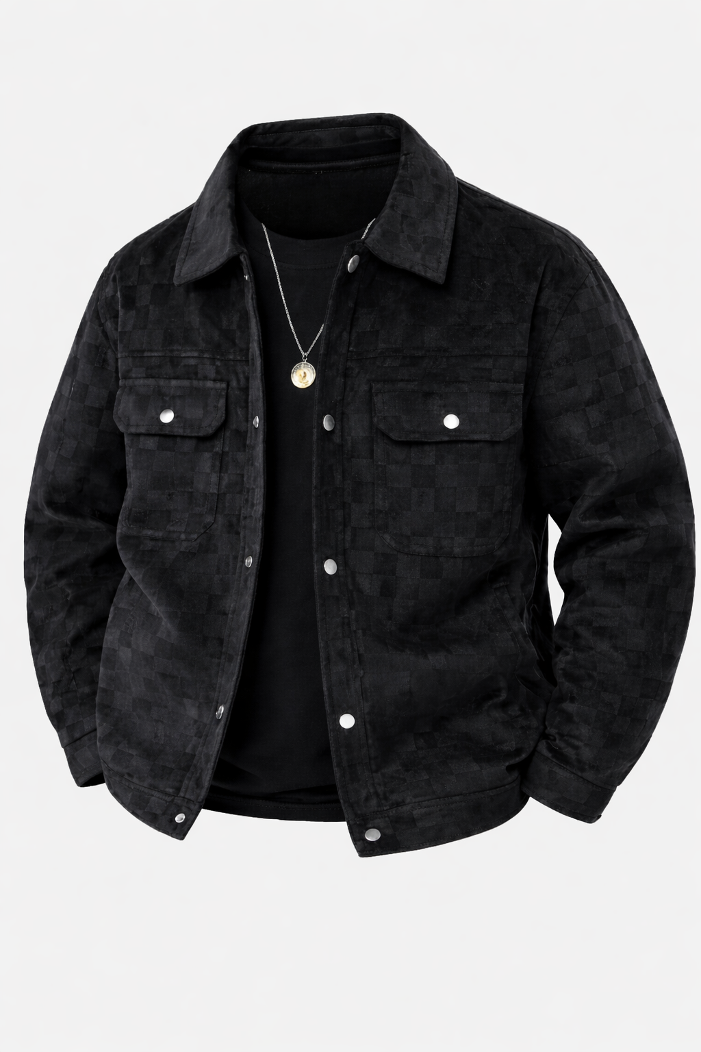 Chaqueta de cuadros atemporal