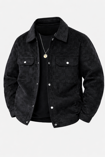 Chaqueta de cuadros atemporal