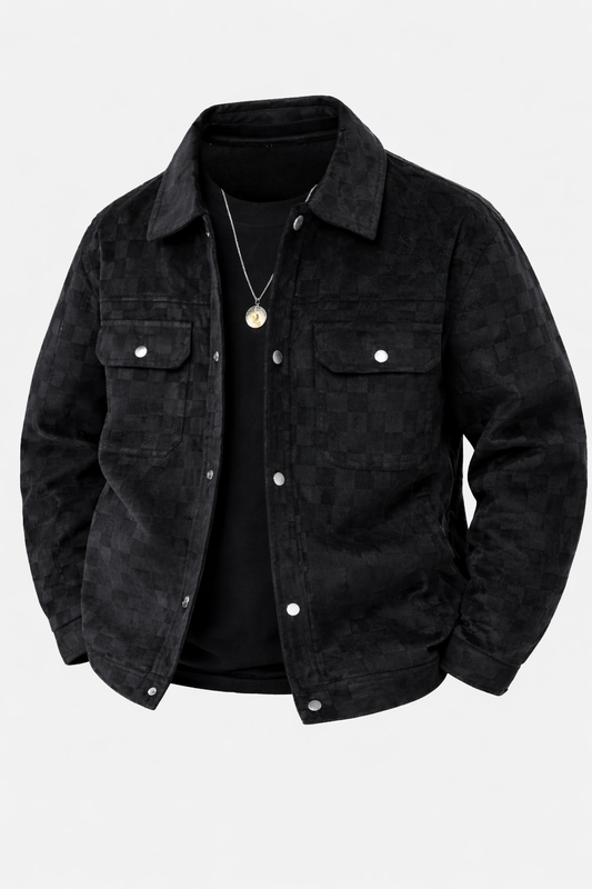 Chaqueta de cuadros atemporal