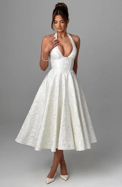 Valentina | Vestido de Encaje Floral cómodo